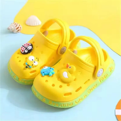 Kids Summer Cartoon Cave Hole Sandals