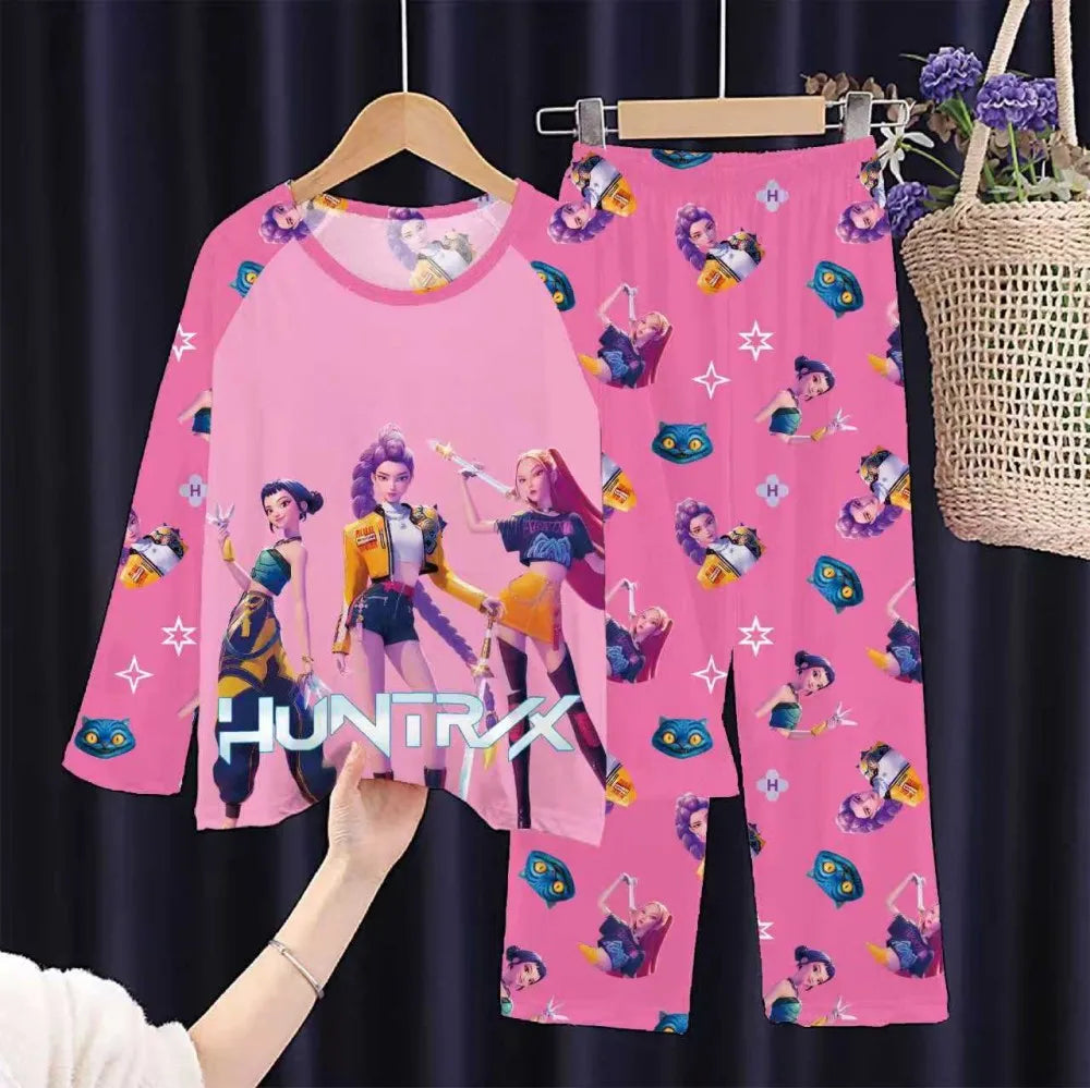 Pajamas Kpop Long Sleeve Sleepwear Pyjamas