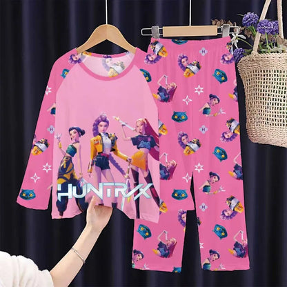 Pajamas Kpop Long Sleeve Sleepwear Pyjamas