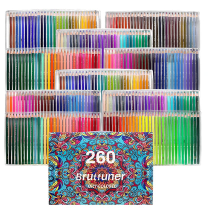 48/72/120/150/160/180Colors Pencils Professional Oil Wood