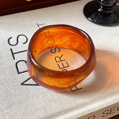 Geometric Irregular Chunky Wide Bracelet