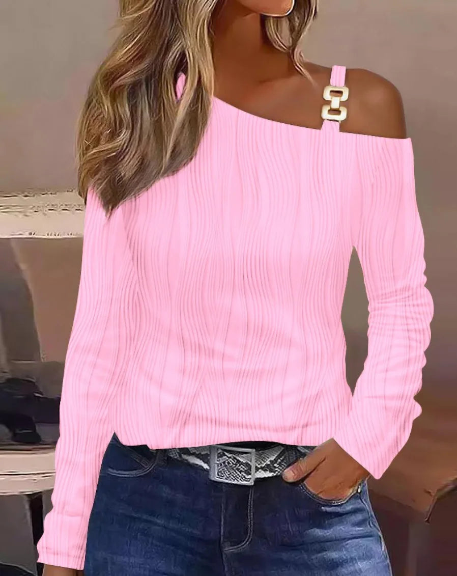 Sexy Loose One Shoulder Blouse