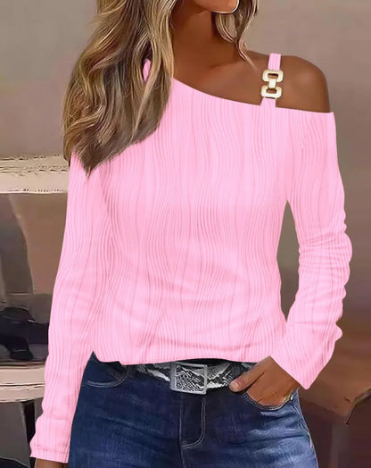 Sexy Loose One Shoulder Blouse