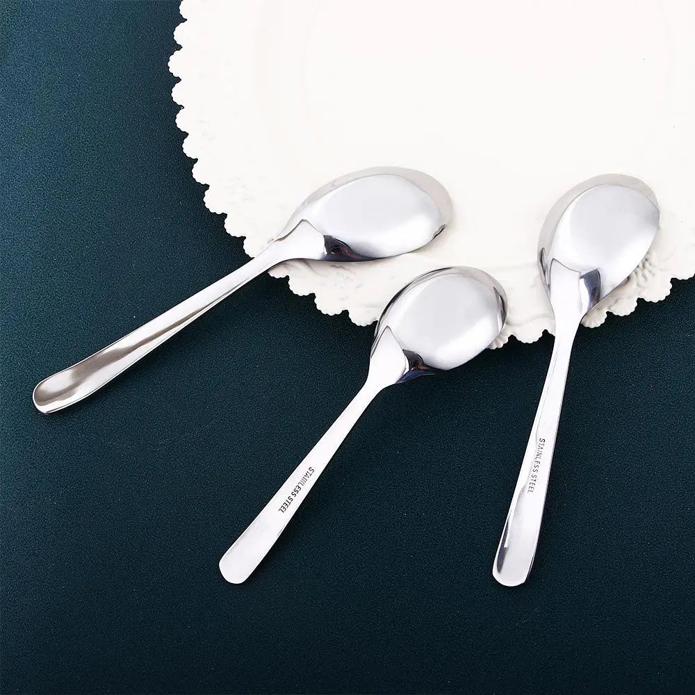 Stainless Steel Dining Flatware Soup Spoon