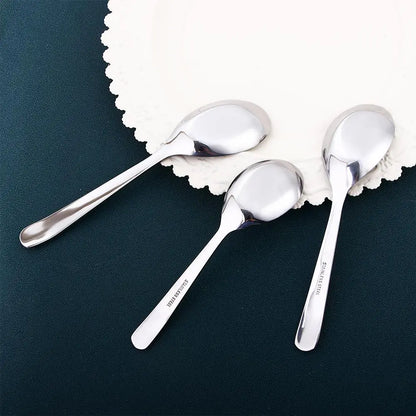 Stainless Steel Dining Flatware Soup Spoon