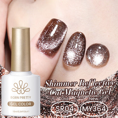 Dark Red Cat Magnetic Gel Nail Polish