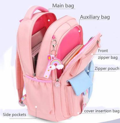 High Class Backpack Macaron Large Capacity School Bag