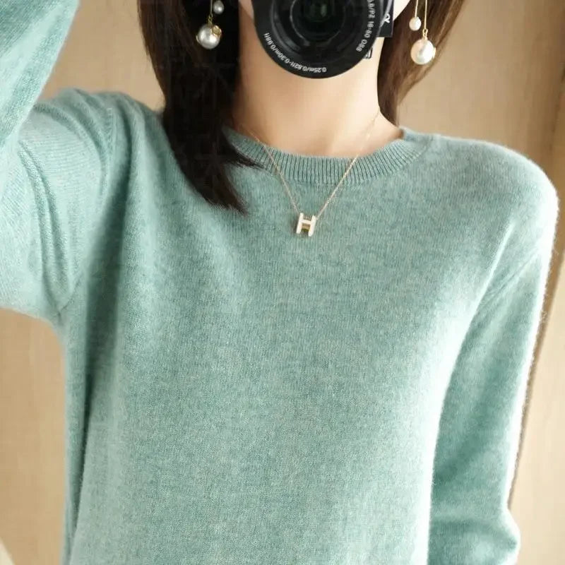 Thin Round Neck Pullover