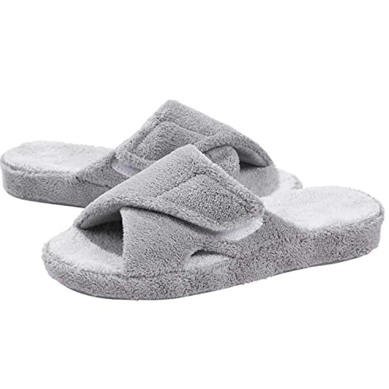 Comwarm Waffle Indoor Cotton Slippers