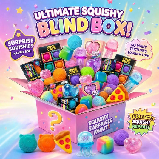 100+ Pieces Assorted Squishy Figures Blind Box Surprise Toy