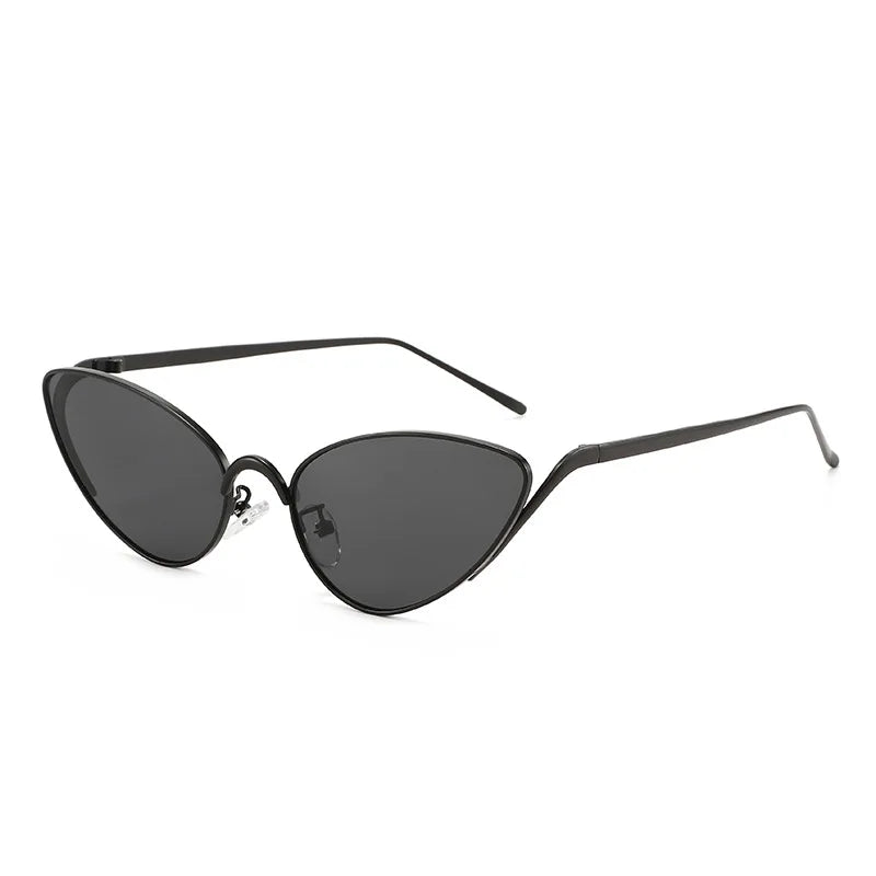 Alloy Triangle Cat Eye Y2K Sexy Outdoor Sun Glasses