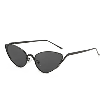 Alloy Triangle Cat Eye Y2K Sexy Outdoor Sun Glasses