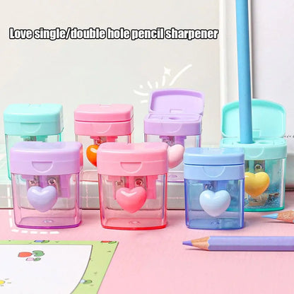 Cartoon Pencil Sharpener Single/Double Hole