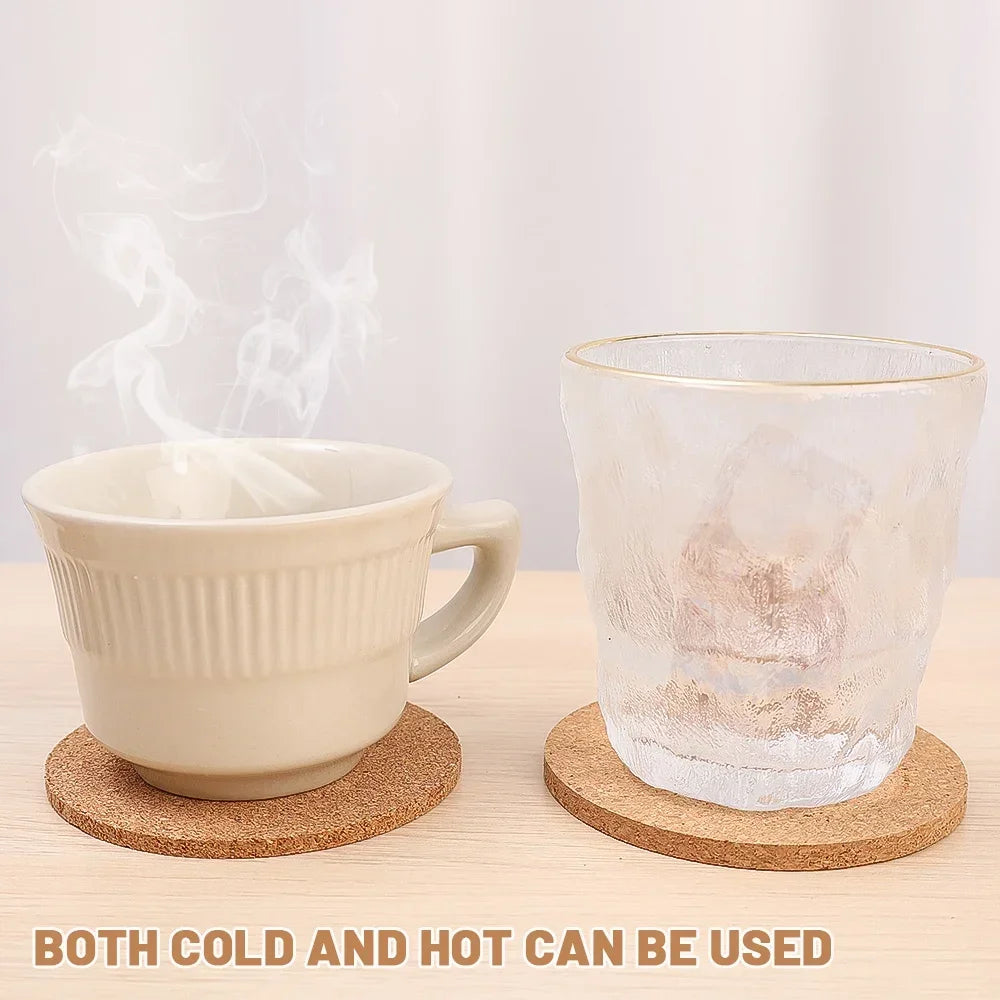 30/1PCS Coaster Natural Round Wooden Cup Mat
