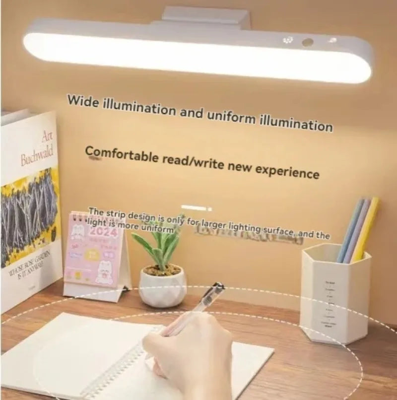 Magnetic LED Desk Lamp USB Rechargeable Clamp Light