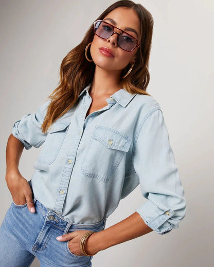 Casual Loose Denim Oversized Shirts