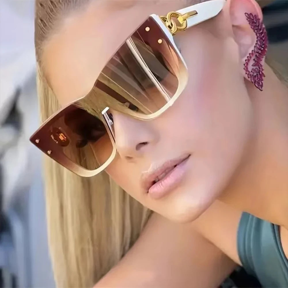 Big Frame Cat Eye UV400 Sunglasses