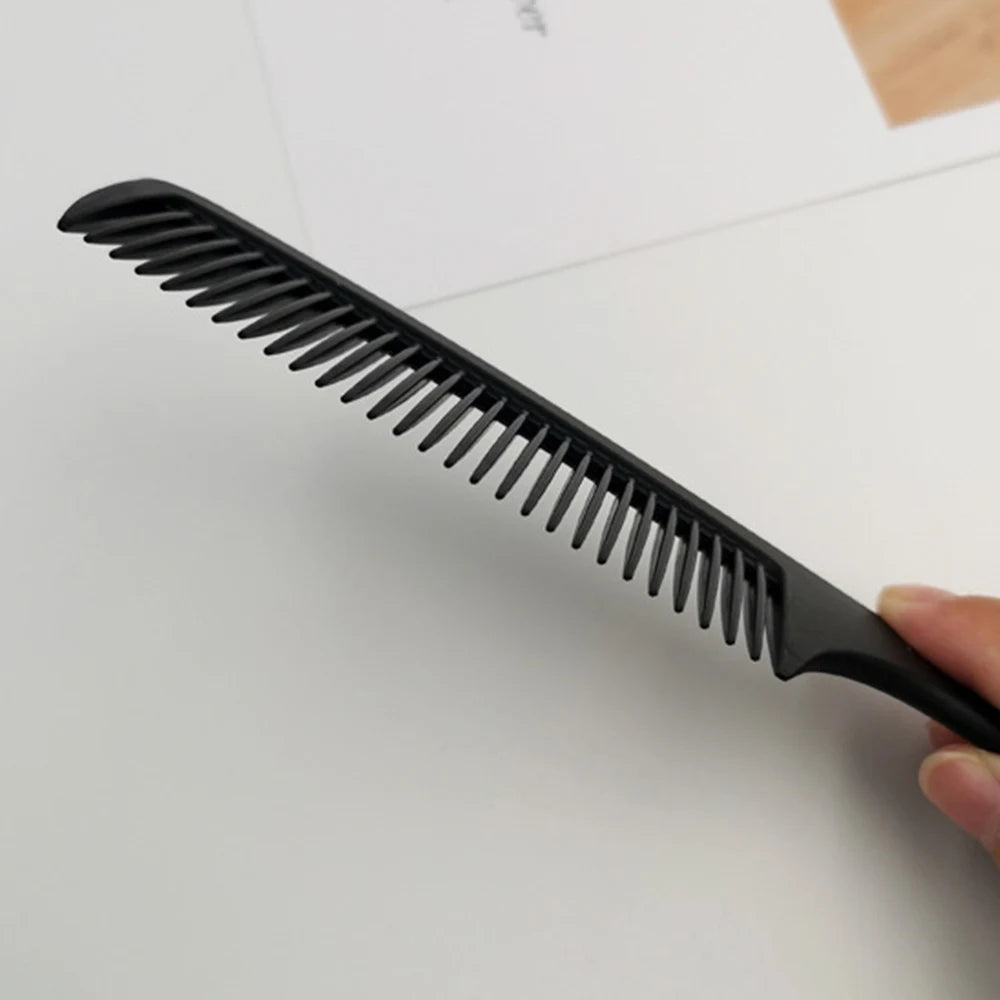 Black Flattop Hair Cutting Comb Hair Brush