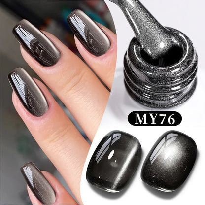 10ml Brown Purple Black Red Cat Magnetic Gel Polish Manicure Soak Off