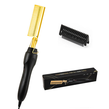 Hot Selling 2-In-1 Straight Hair Comb Portable