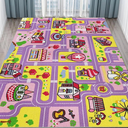 Game Carpet Blue Pink Green Soft Climbing Mat
