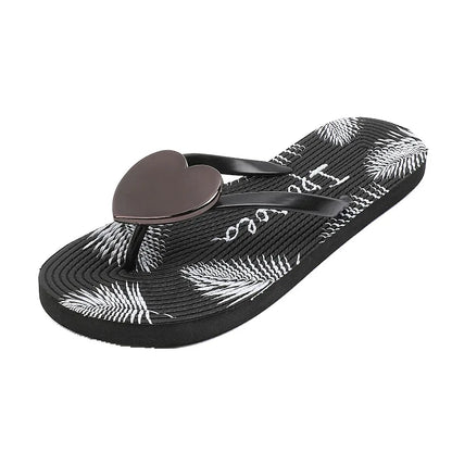 Eva heart Love Cloud Flip Flops Flat Slippers