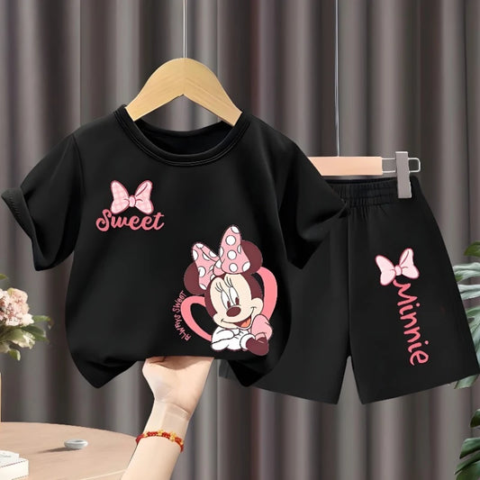T Shirt Short Sleeve Breathable Shorts Sets