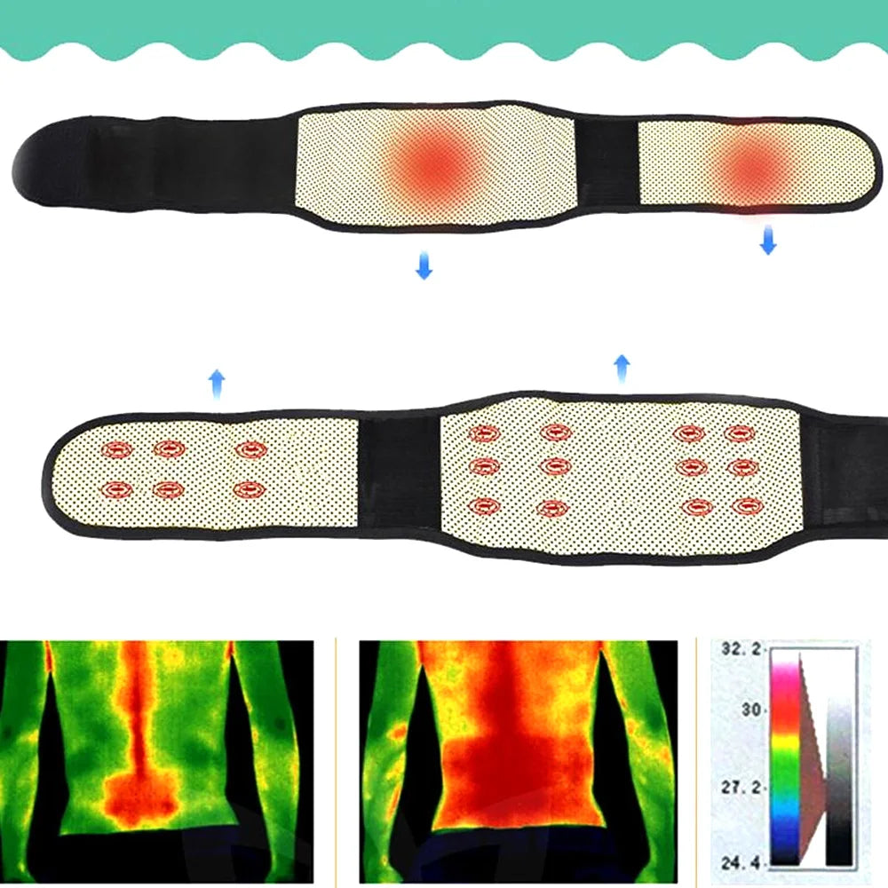 Tourmaline Self Heating Magnetic Therapy Back
