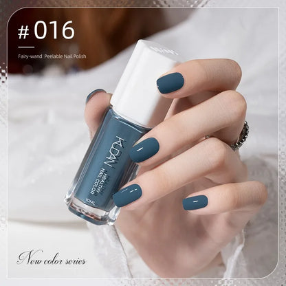 Colorful Water-Base Nail Polish 40 Colors Air Dry Peel Off Nail Art