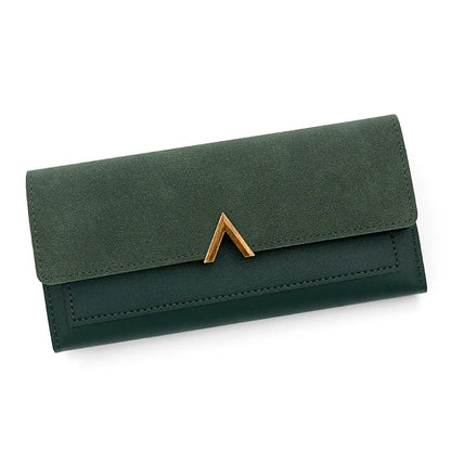 PU Wallet Card Holder Tri-Fold Moneybags Wallet
