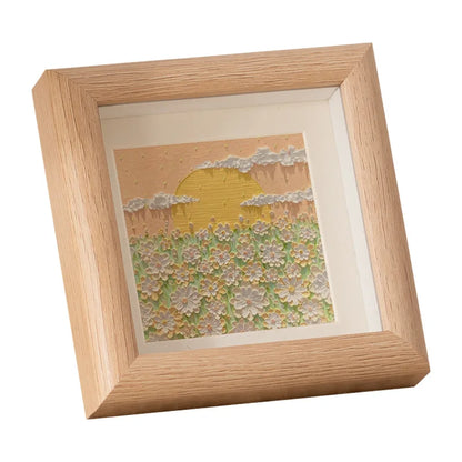 Oil painting stick picture frame pendulum table