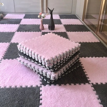 Soft Plush Children's Mat Babe Toys Eva Foam Puzzle Carpet