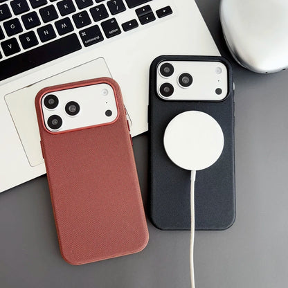 Magnetic Tech Woven Case For iPhone Cover