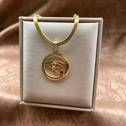 Exaggerated Punk Big Round O Shaped Necklace