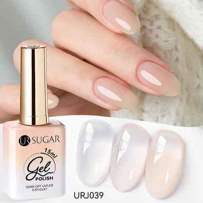 SUGAR Jelly Milky White Translucent Gel Polish