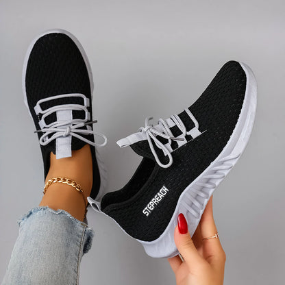 Breathable Mesh Flat Casual Sneakers