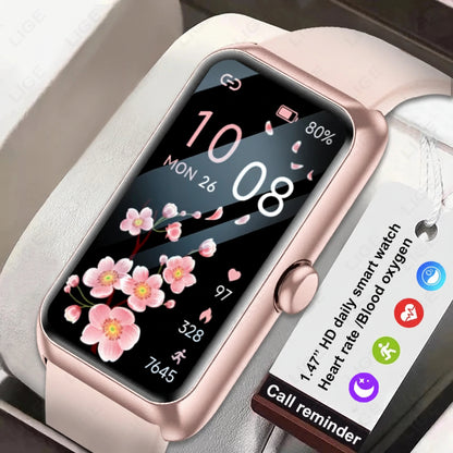 1.47-inch Blood Oxygen Heart Rate Sleep Health Monitoring Information Watch Smartwatch