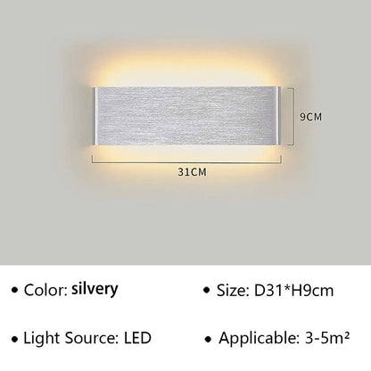 Modern LED Wall Lamp for Bedside Living Room Stairs Aisle