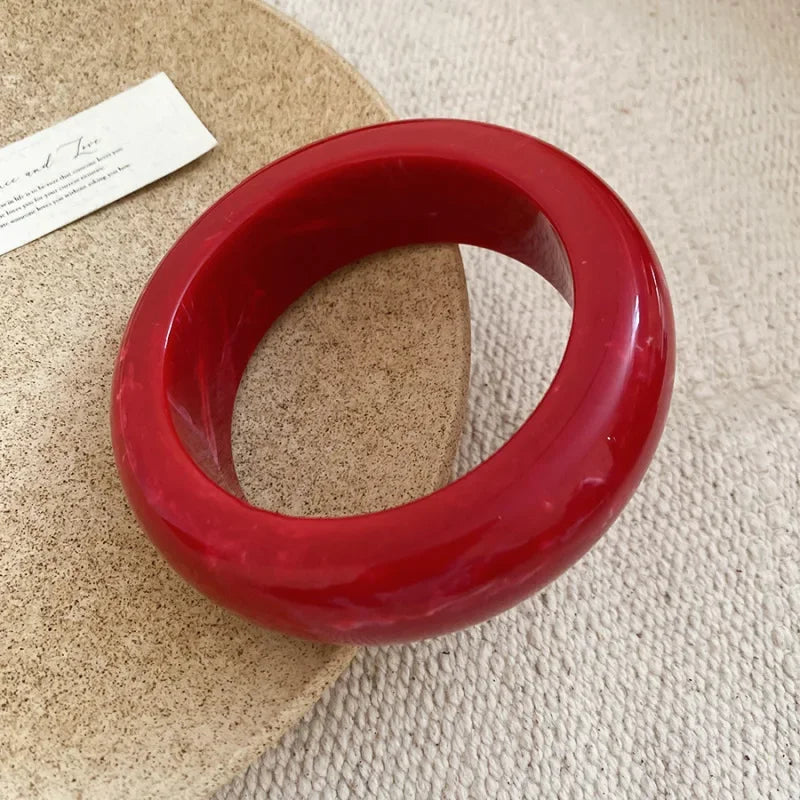 Geometric Irregular Chunky Wide Bracelet