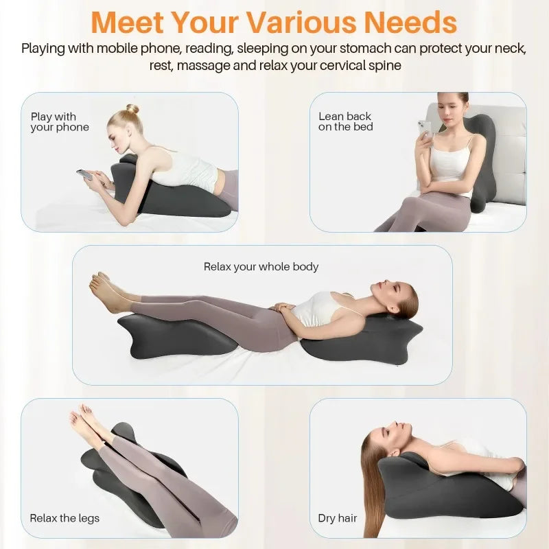 Multi-Positional Wedge Pillow Memory Foam Pain Relief