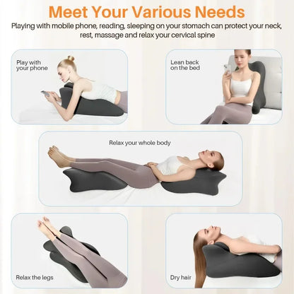 Multi-Positional Wedge Pillow Memory Foam Pain Relief