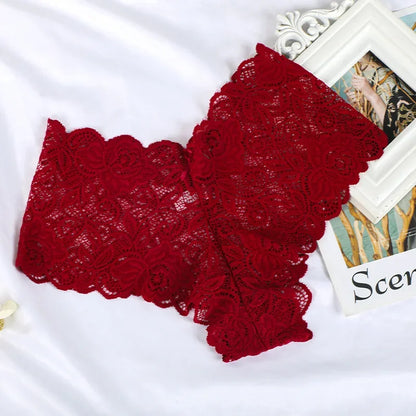 Floral Lace Panties Perspective Underwear Lingerie