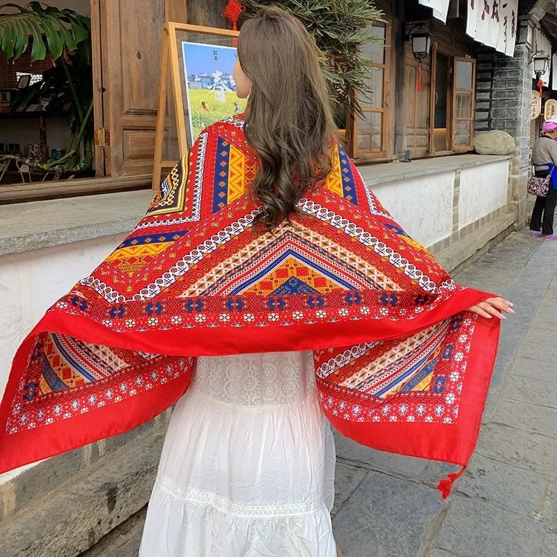 Travel Beach Sunscreen Scarva Bikini Large Shaw Swimsuit Cover-ups