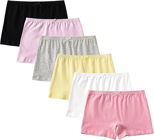 1/2 Pcs Kids Girls Panties Cotton Breathable Safety Pants
