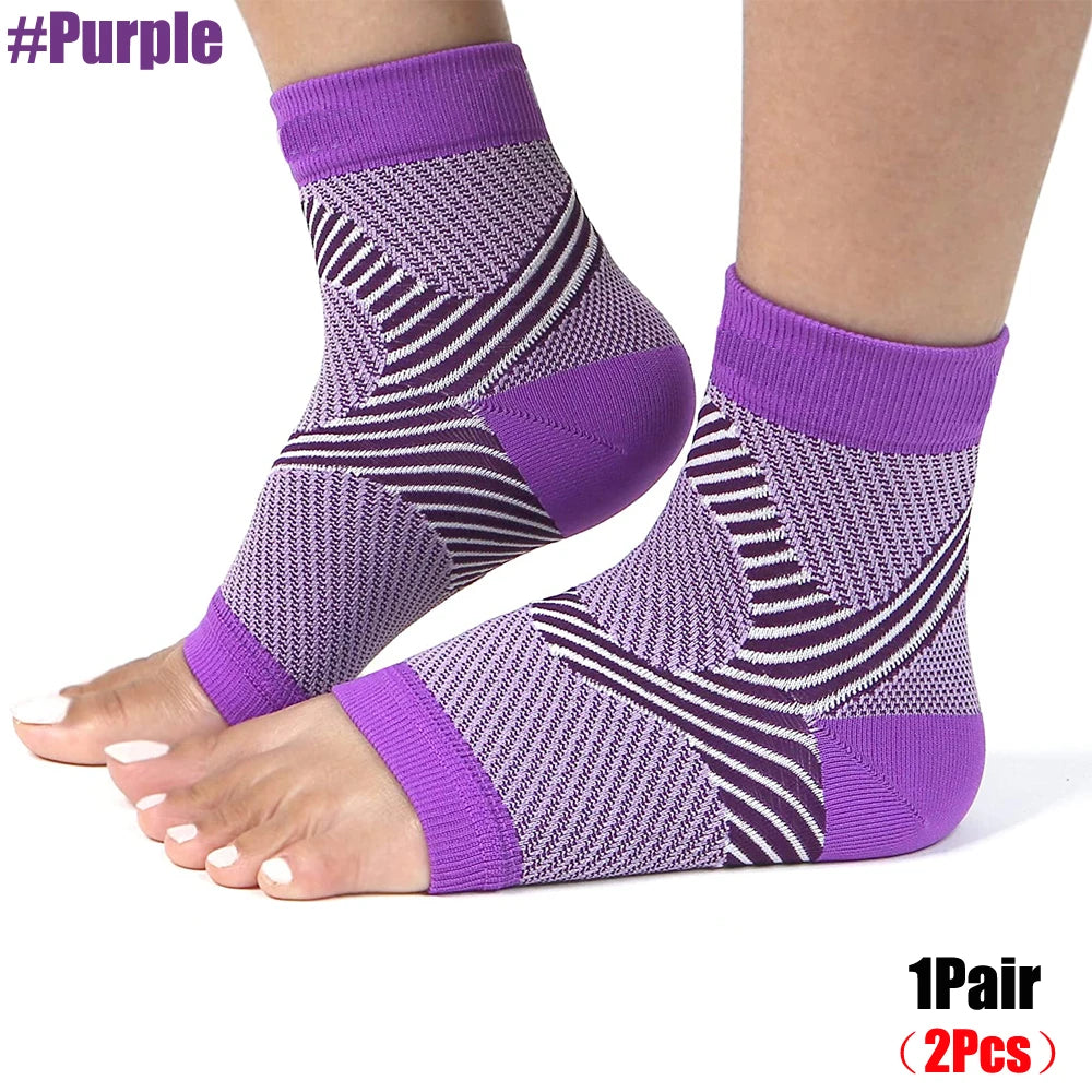 1Pair Ankle Support Sleeve Compression Socks