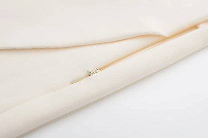 Falda marrón de talle alto