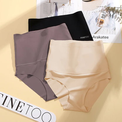 Seamless High Waist  Abdomen Hip Lift Briefs Body Shaping Lingerie