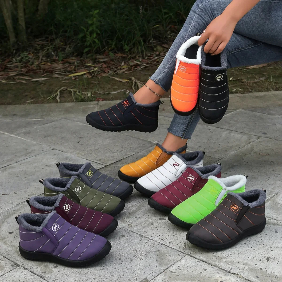 Boot Warm Fur Waterproof Boots