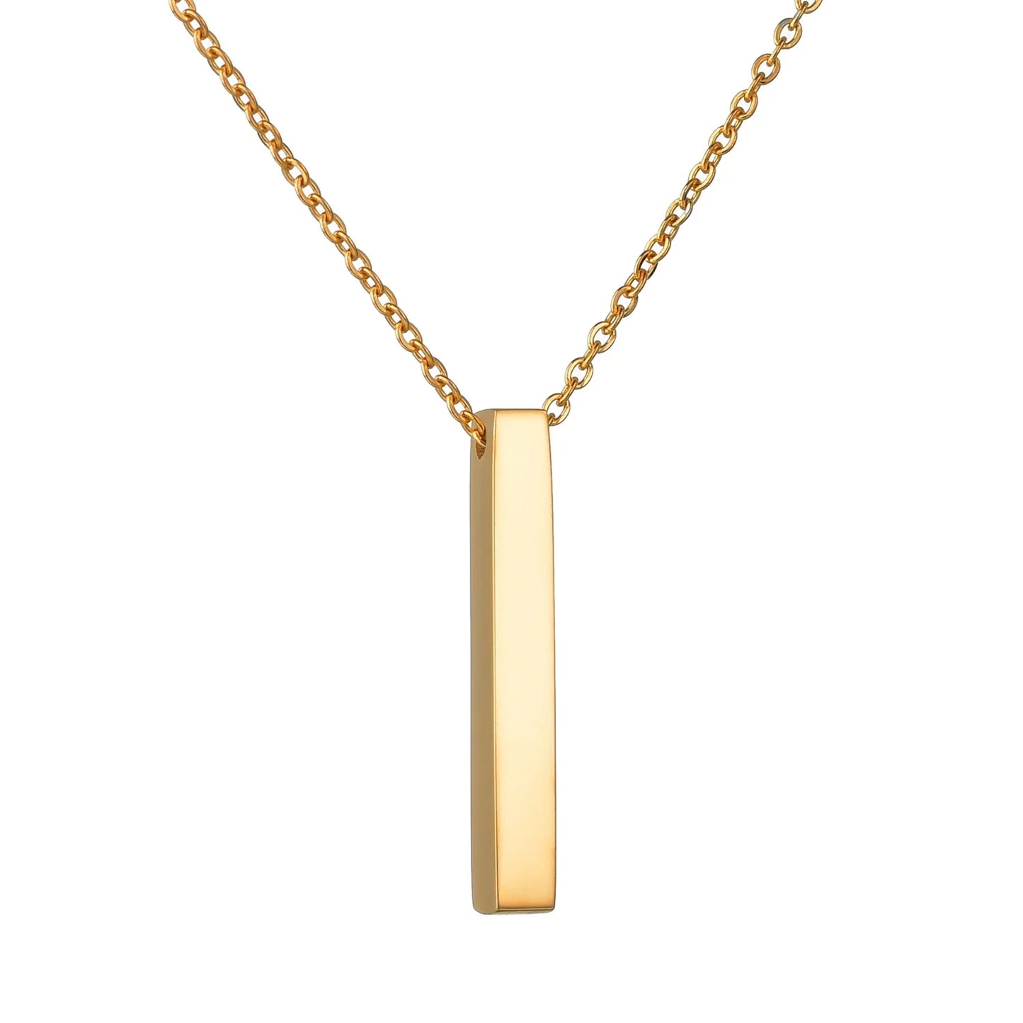 Custom Name Date Stainless Steel Necklace