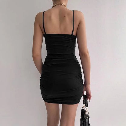 Sexy Spaghetti Strap Bodycon Dress